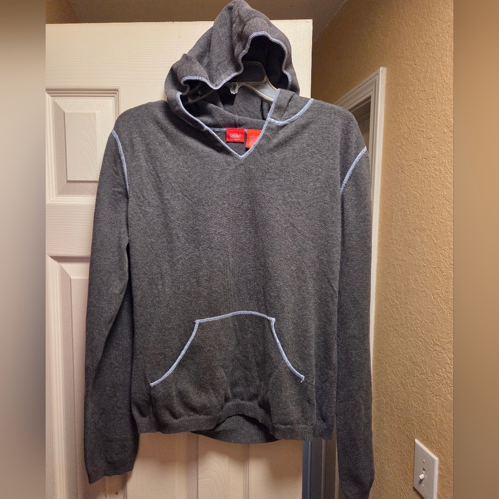 3 for $10, Mossimo Supply Co. Gray Hoodie with Light Blue Accents